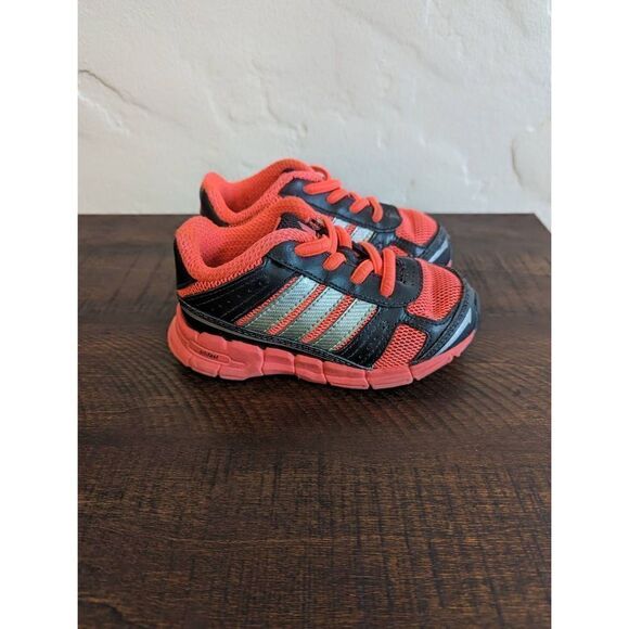 Adidas Black and Red Toddler Shoes - Size 7 Toddler - Picture 1 of 7